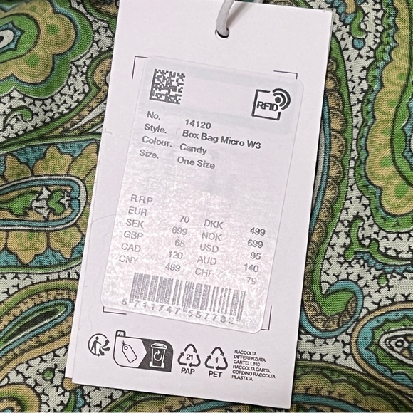 NWT Rains Box Bag Micro Pink Candy - Picture 6 of 6